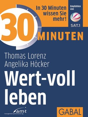 cover image of 30 Minuten Wert-voll leben